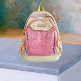 Maxbell Fashion Backpack Casual Cute for Teen Girls for Outdoor Birthday Gift Street Yellow