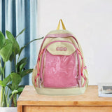 Maxbell Fashion Backpack Casual Cute for Teen Girls for Outdoor Birthday Gift Street Yellow