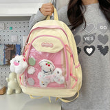 Maxbell Fashion Backpack Casual Cute for Teen Girls for Outdoor Birthday Gift Street Yellow