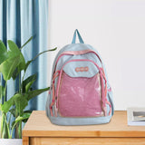 Maxbell Fashion Backpack Casual Cute for Teen Girls for Outdoor Birthday Gift Street Blue