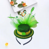 Maxbell Saint Patrick's Day Headband Irish Hairband for Party Props New Year Holiday Green