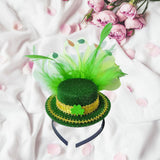 Maxbell Saint Patrick's Day Headband Irish Hairband for Party Props New Year Holiday Green