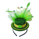 Maxbell Saint Patrick's Day Headband Irish Hairband for Party Props New Year Holiday Green