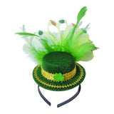 Maxbell Saint Patrick's Day Headband Irish Hairband for Party Props New Year Holiday Green