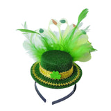Maxbell Saint Patrick's Day Headband Irish Hairband for Party Props New Year Holiday Green