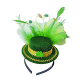 Maxbell Saint Patrick's Day Headband Irish Hairband for Party Props New Year Holiday Green