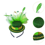 Maxbell Saint Patrick's Day Headband Irish Hairband for Party Props New Year Holiday Green