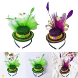 Maxbell Saint Patrick's Day Headband Irish Hairband for Party Props New Year Holiday Green