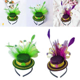 Maxbell Saint Patrick's Day Headband Irish Hairband for Party Props New Year Holiday Green