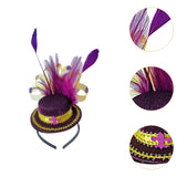 Maxbell Saint Patrick's Day Headband Irish Hairband for Party Props New Year Holiday Violet