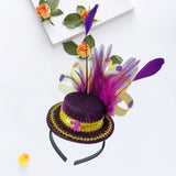 Maxbell Saint Patrick's Day Headband Irish Hairband for Party Props New Year Holiday Violet