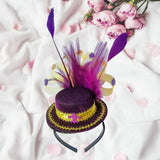 Maxbell Saint Patrick's Day Headband Irish Hairband for Party Props New Year Holiday Violet