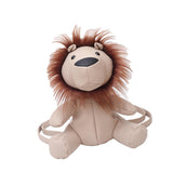 Maxbell Leather Backpack Creative Realistic Funny Rucksack for Cat Lovers Kids Women White