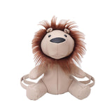 Maxbell Leather Backpack Creative Realistic Funny Rucksack for Cat Lovers Kids Women White