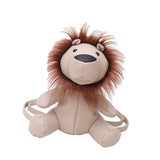 Maxbell Leather Backpack Creative Realistic Funny Rucksack for Cat Lovers Kids Women White