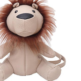 Maxbell Leather Backpack Creative Realistic Funny Rucksack for Cat Lovers Kids Women White