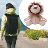 Maxbell Leather Backpack Creative Realistic Funny Rucksack for Cat Lovers Kids Women White