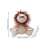 Maxbell Leather Backpack Creative Realistic Funny Rucksack for Cat Lovers Kids Women White