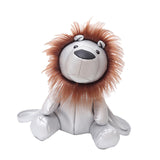 Maxbell Leather Backpack Creative Realistic Funny Rucksack for Cat Lovers Kids Women Silver