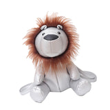 Maxbell Leather Backpack Creative Realistic Funny Rucksack for Cat Lovers Kids Women Silver