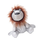 Maxbell Leather Backpack Creative Realistic Funny Rucksack for Cat Lovers Kids Women Silver