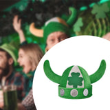 Maxbell St Patrick's Day Hat Green Top Hat for Festival Masquerade Stage Performance Style B