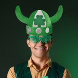 Maxbell St Patrick's Day Hat Green Top Hat for Festival Masquerade Stage Performance Style B