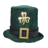 Maxbell St Patrick's Day Hat Green Top Hat for Festival Masquerade Stage Performance Style C