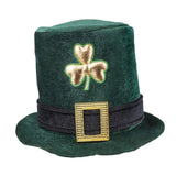 Maxbell St Patrick's Day Hat Green Top Hat for Festival Masquerade Stage Performance Style C