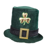 Maxbell St Patrick's Day Hat Green Top Hat for Festival Masquerade Stage Performance Style C