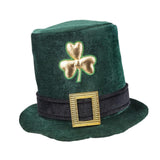 Maxbell St Patrick's Day Hat Green Top Hat for Festival Masquerade Stage Performance Style C
