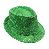 Maxbell St Patrick's Day Hat Green Top Hat for Festival Masquerade Stage Performance Style D