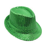 Maxbell St Patrick's Day Hat Green Top Hat for Festival Masquerade Stage Performance Style D