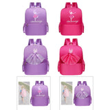 Maxbell Ballet Dance Backpack Casual Cute Dance Shoe Bag for Gymnastics Gift Dancing violet dancing