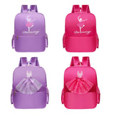 Maxbell Ballet Dance Backpack Casual Cute Dance Shoe Bag for Gymnastics Gift Dancing violet dancing