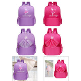 Maxbell Ballet Dance Backpack Casual Cute Dance Shoe Bag for Gymnastics Gift Dancing violet dancing