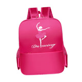 Maxbell Ballet Dance Backpack Casual Cute Dance Shoe Bag for Gymnastics Gift Dancing red dancing