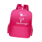 Maxbell Ballet Dance Backpack Casual Cute Dance Shoe Bag for Gymnastics Gift Dancing red dancing