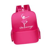 Maxbell Ballet Dance Backpack Casual Cute Dance Shoe Bag for Gymnastics Gift Dancing red dancing