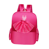 Maxbell Ballet Dance Backpack Casual Cute Dance Shoe Bag for Gymnastics Gift Dancing red lace
