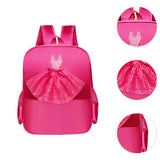 Maxbell Ballet Dance Backpack Casual Cute Dance Shoe Bag for Gymnastics Gift Dancing red lace