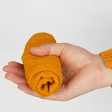 Maxbell Leather Welding Sleeves Elastic Cuffs Arm Protection Covers for Metalworking Yellow