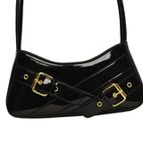 Maxbell Women Shoulder Bag Pouch Large Capacity Purse for Commuting Shopping Holiday Black