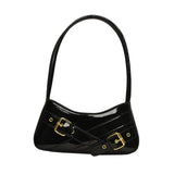 Maxbell Women Shoulder Bag Pouch Large Capacity Purse for Commuting Shopping Holiday Black