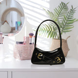 Maxbell Women Shoulder Bag Pouch Large Capacity Purse for Commuting Shopping Holiday Black