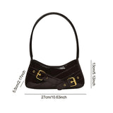 Maxbell Women Shoulder Bag Pouch Large Capacity Purse for Commuting Shopping Holiday Coffee