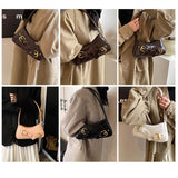 Maxbell Women Shoulder Bag Pouch Large Capacity Purse for Commuting Shopping Holiday Coffee