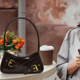 Maxbell Women Shoulder Bag Pouch Large Capacity Purse for Commuting Shopping Holiday Coffee