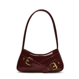 Maxbell Women Shoulder Bag Pouch Large Capacity Purse for Commuting Shopping Holiday Red