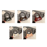 Maxbell Women Shoulder Bag Pouch Large Capacity Purse for Commuting Shopping Holiday White
